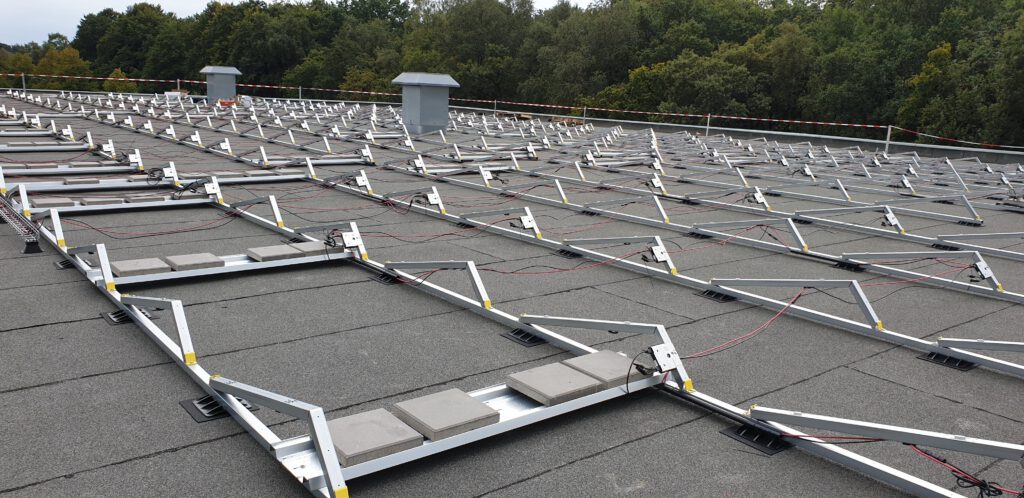 Onderconstructie zonnepanelen Oosterbos